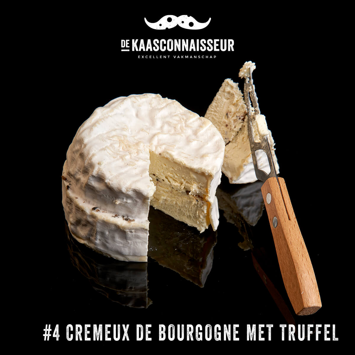 Cremeux De Bourgogne met zwarte truffel - De Kaasconnaisseur